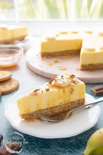 Receta de tarta de queso Banoffee sin horno