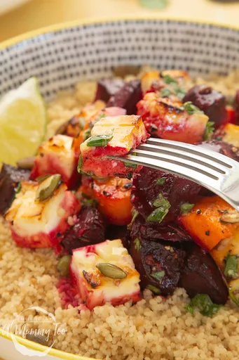 Beetroot and Feta Salad with Couscous Recipe