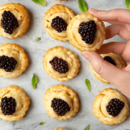 Receta de tartaletas de moras