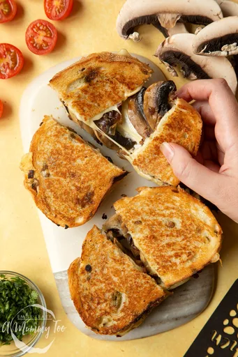 Incredible Cheese and Mushroom Toastie Recipe