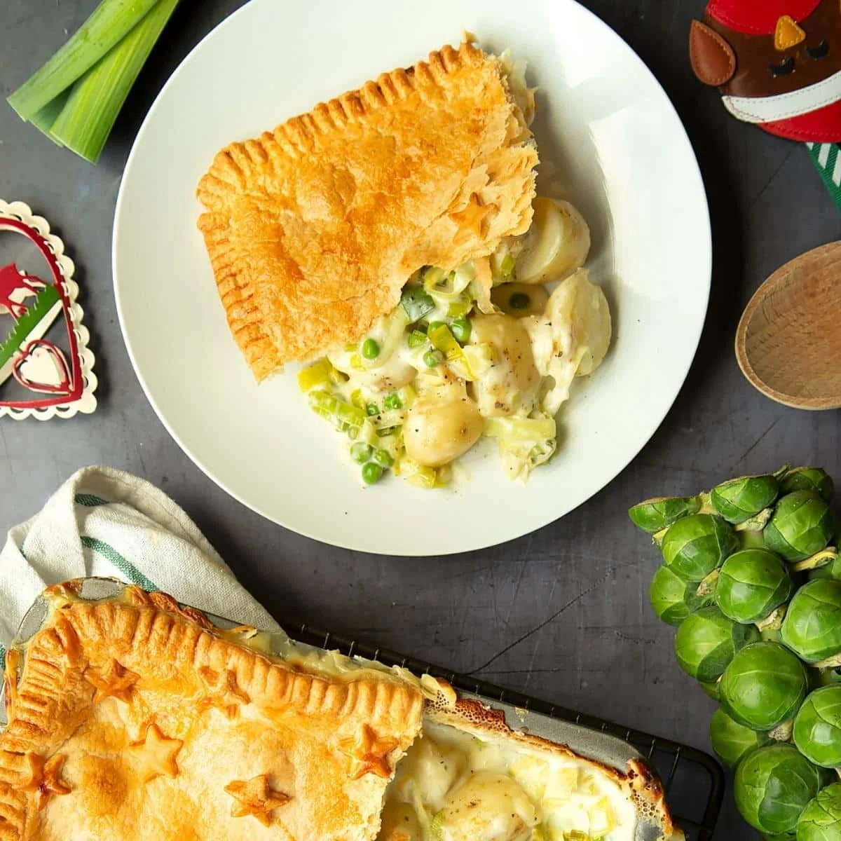 Cheesy Leek and Potato Pie Recipe