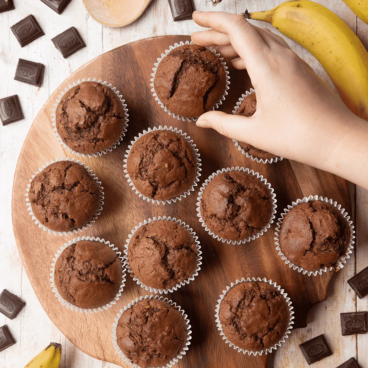 Banana and Chocolate Muffins Recipe
