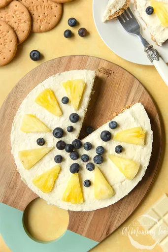 Tarta de queso y coco sin horno muy especial