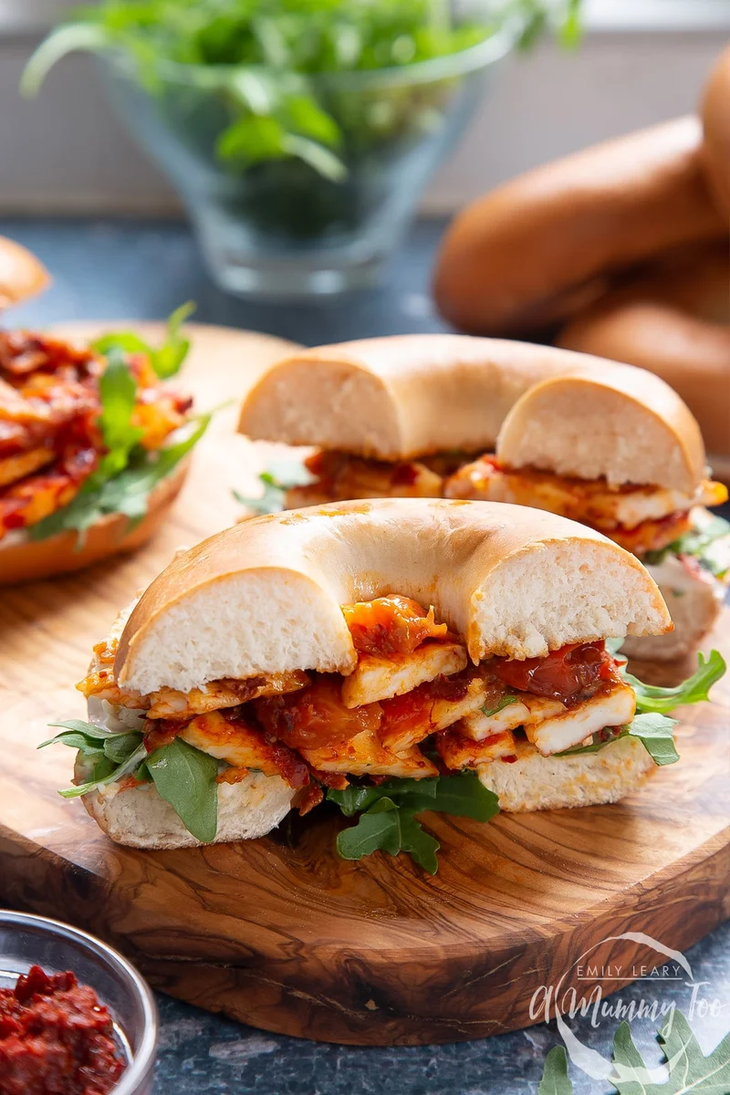Halloumi Bagel Recipe