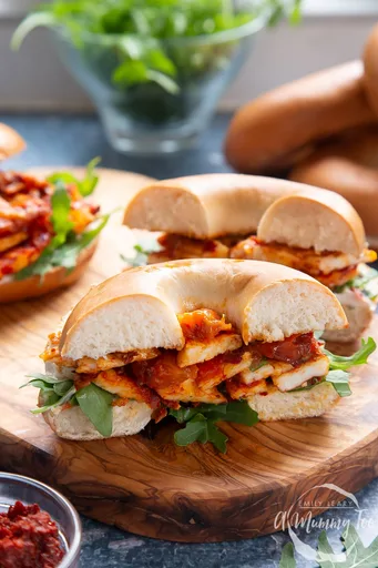 Halloumi Bagel Recipe
