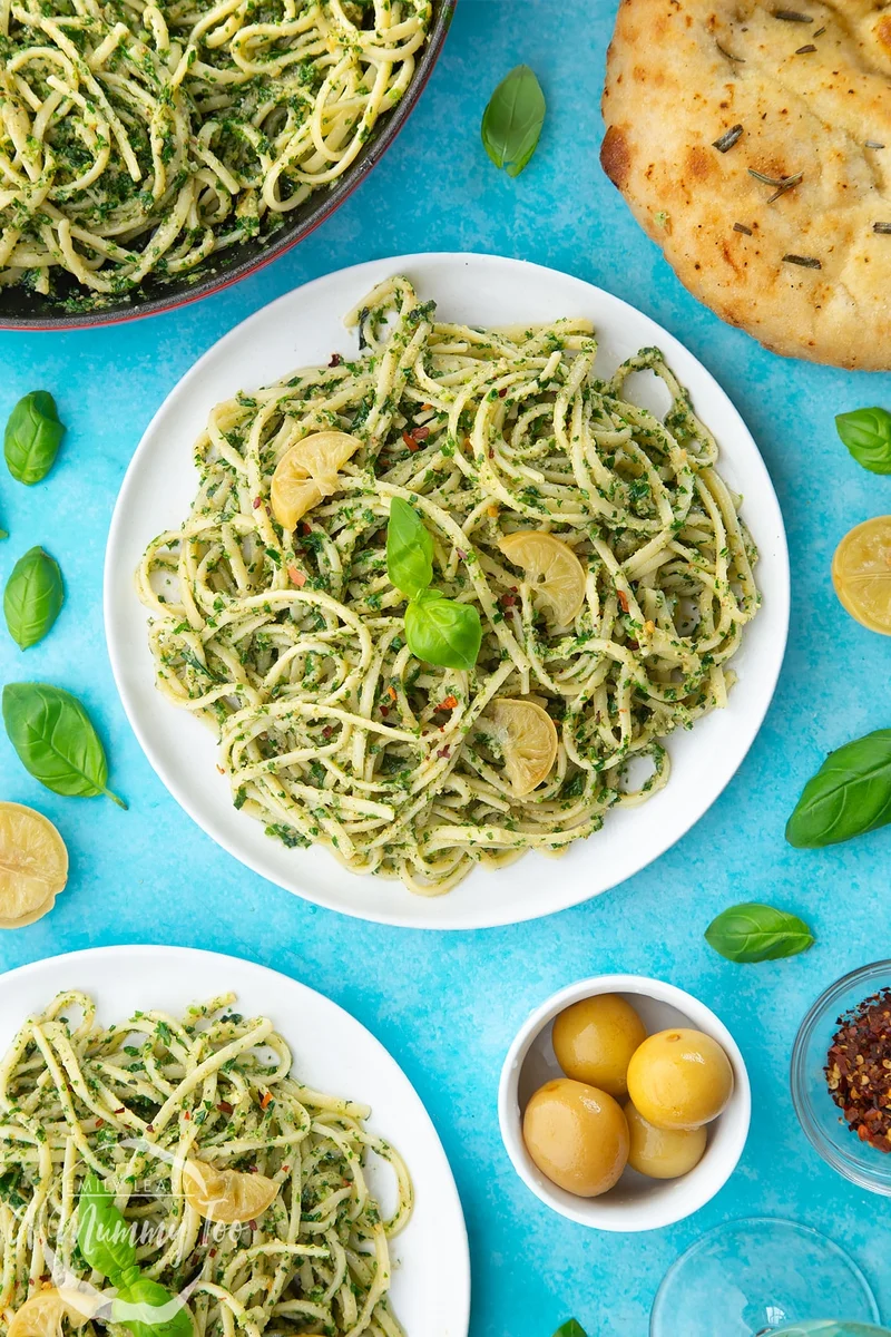 Kale Pesto Linguine Recipe