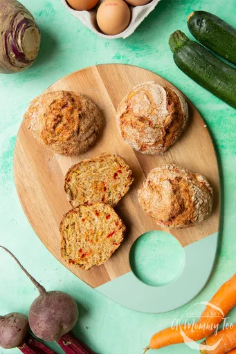 Vegetable Soda Bread Rolls Recipe
