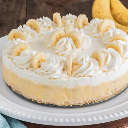 Tarta de Pudin de Plátano