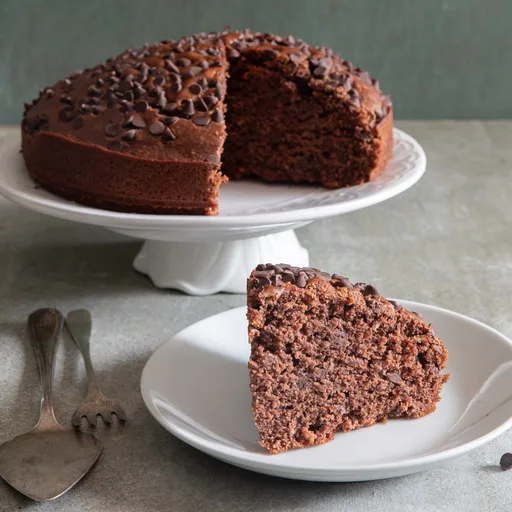 Bizcocho de chocolate italiano sin huevo