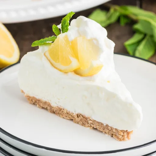Tarta helada de limón