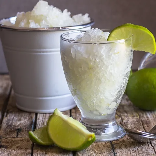 Easy Lime Granita (2 ways)