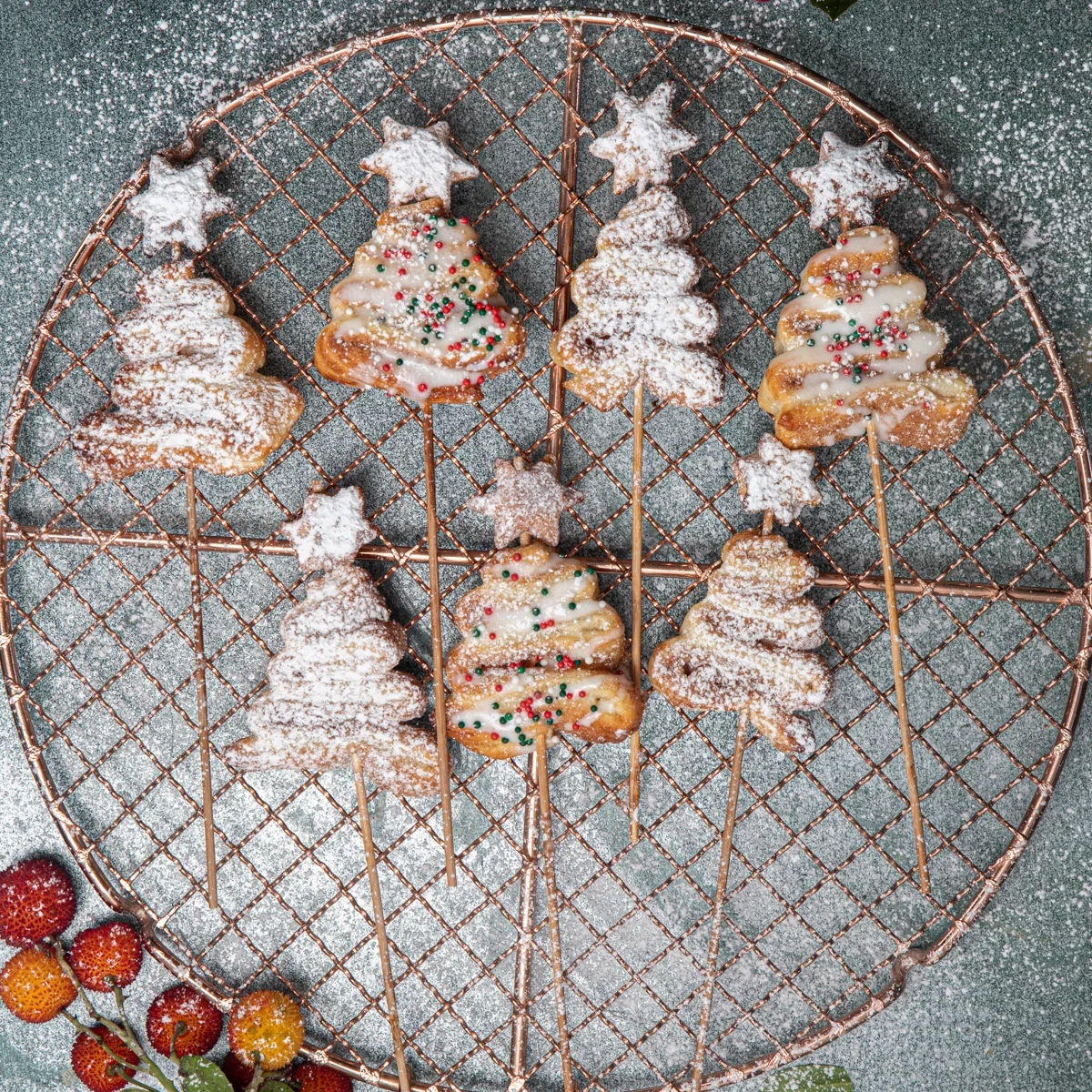 Puff Pastry Christmas Trees