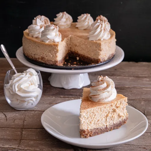 Homemade Pumpkin Cheesecake