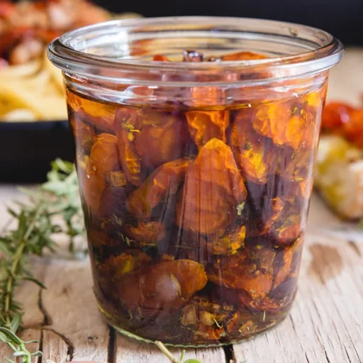Tomates confitados y asados