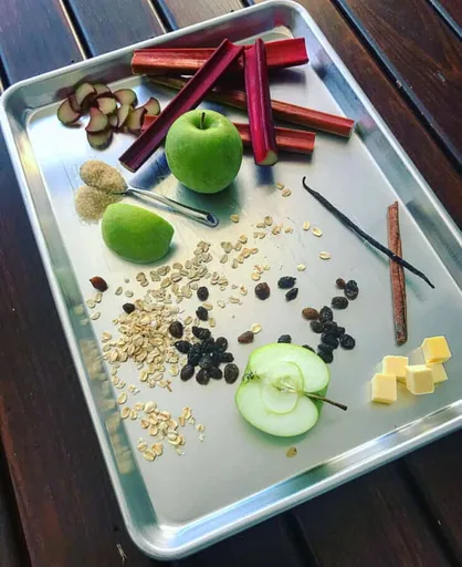 Apple & Rhubarb Crumble