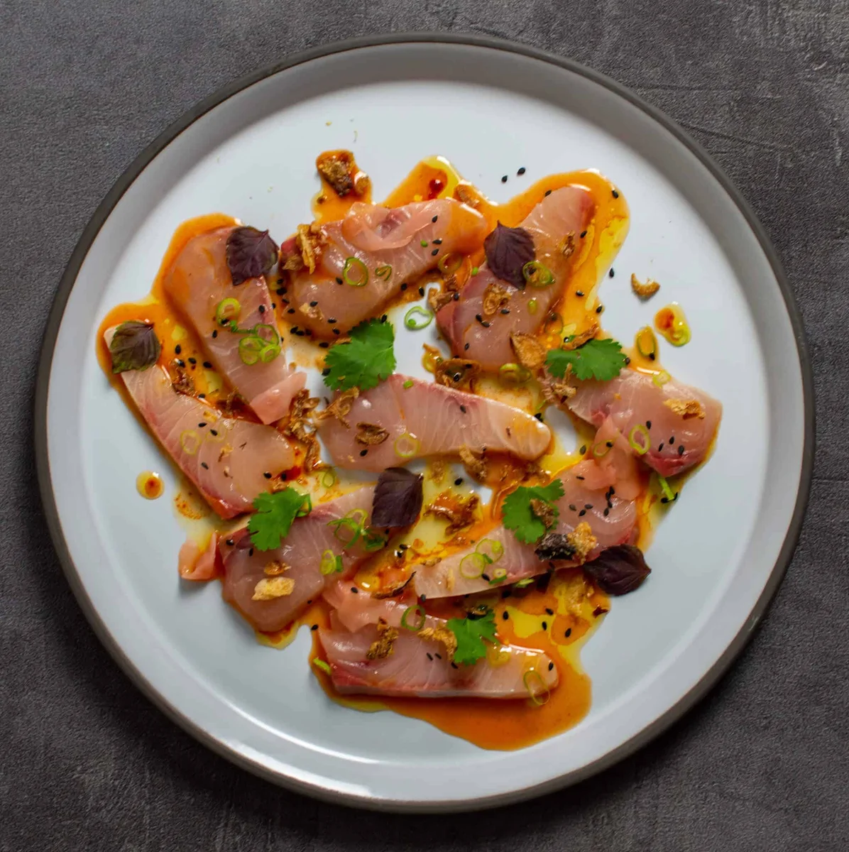 Asian Kingfish Crudo