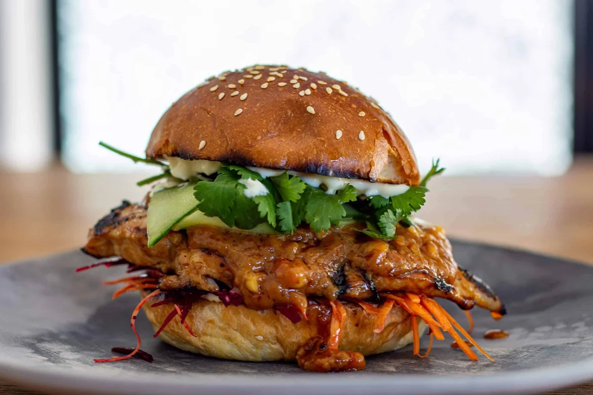 Chicken Satay Sandwich