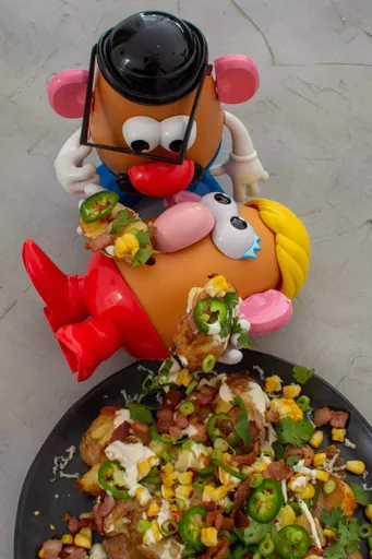 Loaded Smashed Potatoes