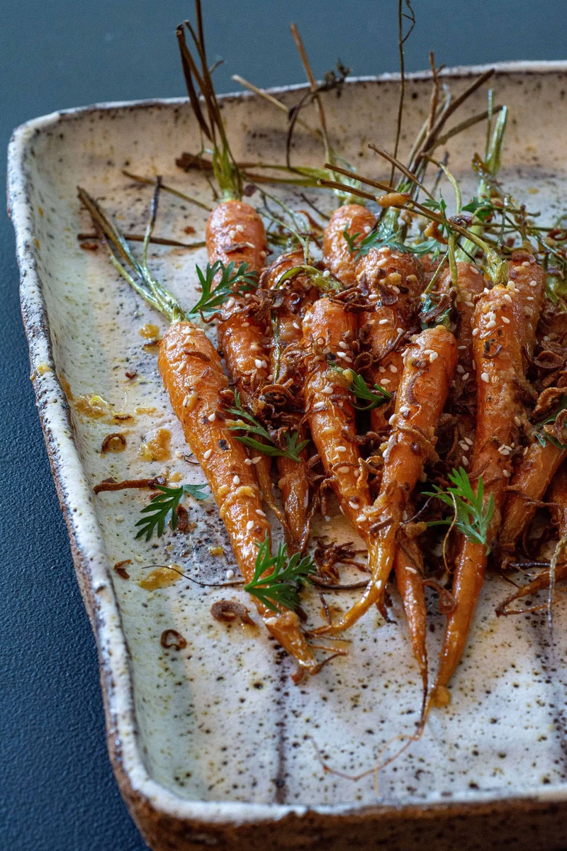 Miso Maple Carrots