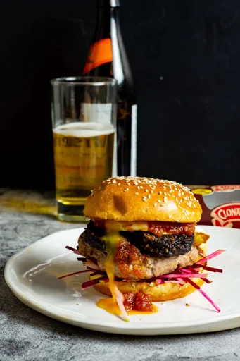 Pork & Black Pudding Burger