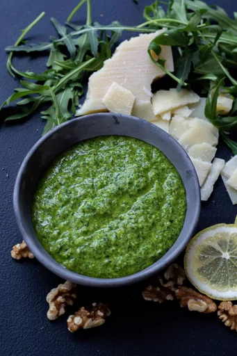 Rocket Walnut Pesto