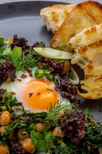 Spring Green Shakshuka