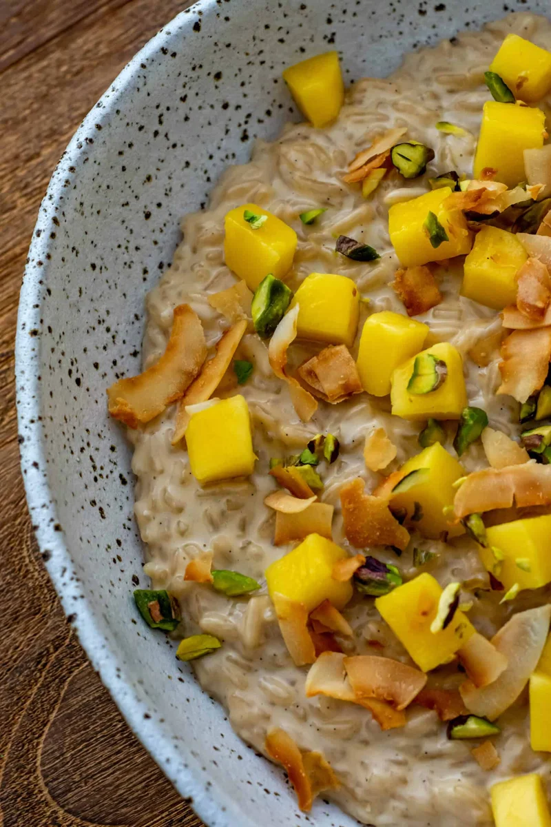 Vanilla Coconut Rice Pudding