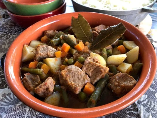 Sudado de Carne con Vegetales