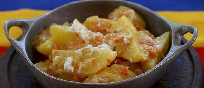 Papas en Chupe