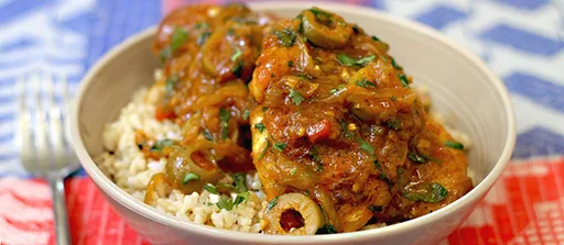 Pollo al estilo marroquí