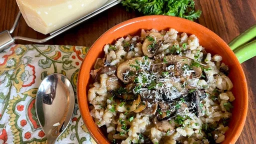 Risotto con setas