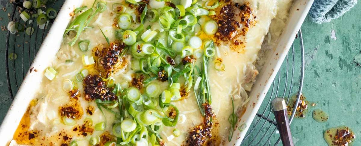 Dumpling lasagne