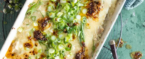 Lasaña de dumplings
