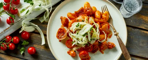 Gnocchi med salciccia