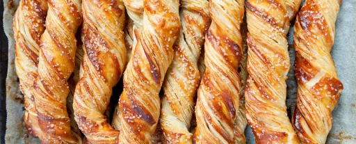 Sprøde brød med perlesukker