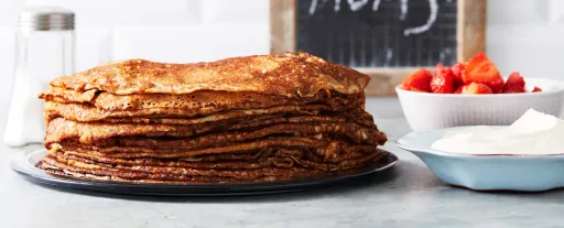 Swedish pancakes (Pannkakor)