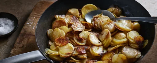 Råstekt potatis