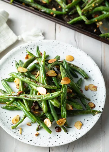 Baked Green Beans Almondine Recipe