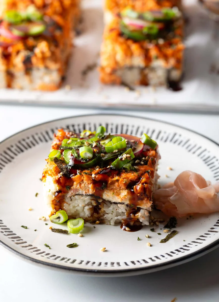 Salmon Sushi Bake Recipe