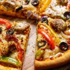 Receta de pizza de pollo sin horno