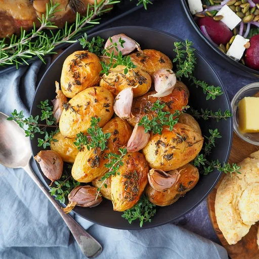 Patatas mini asadas