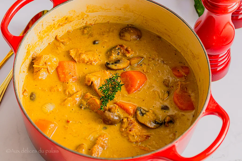 Blanquette de veau à l’ancienne sans alcool