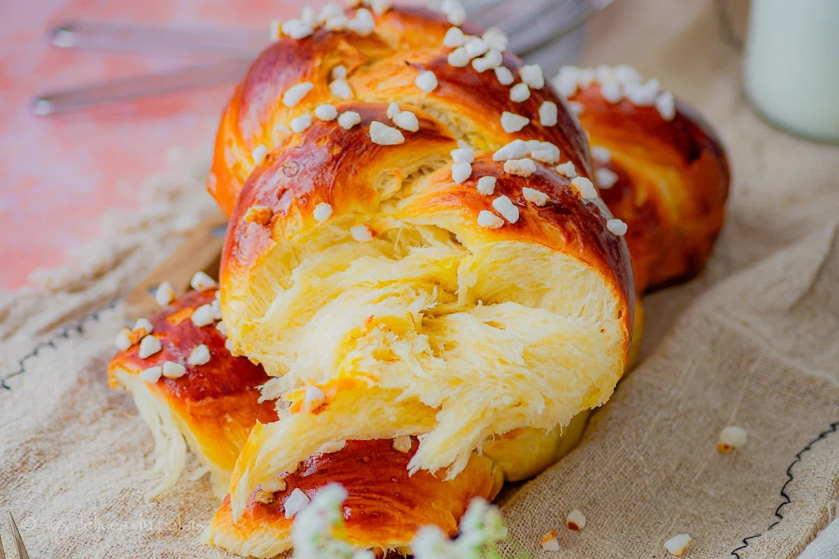 Brioche aux jaunes d’oeufs ultra moelleuse