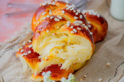 Brioche de yemas de huevo ultra esponjoso