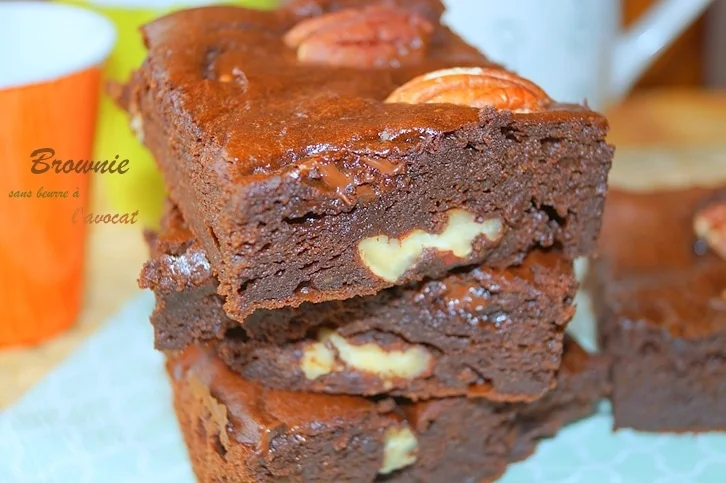 Brownie à l’avocat sans beurre