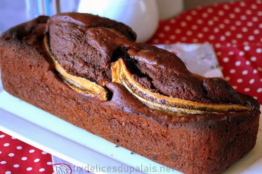 Cake chocolat banane ultra moelleux
