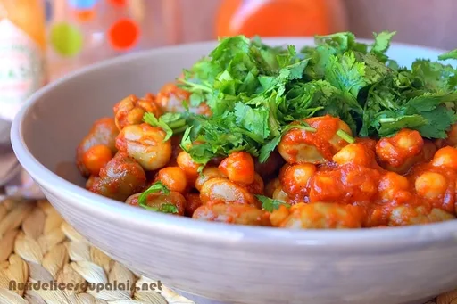 Doubara de Biskra aux pois chiches et fèves