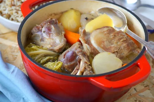 Mijoté d’agneau aux légumes façon Pot au feu