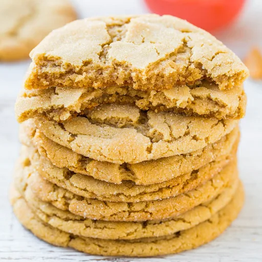 Old-Fashioned Chewy Peanut Butter Crinkle Cookies