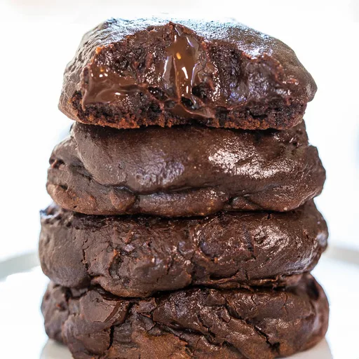 Triple Chocolate Brownie Cookies